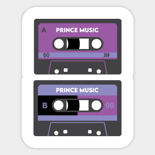 Purple Music Tape Sticker